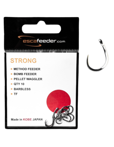 Haczyki Esca Feeder Strong Barbless - rozm. 10 ESCA FEEDER - 1