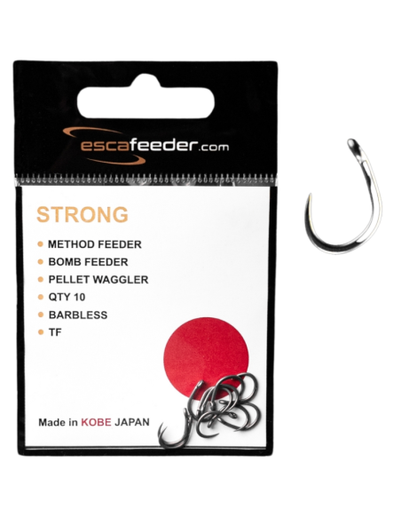 Haczyki Esca Feeder Strong Barbless - rozm. 12 ESCA FEEDER - 1