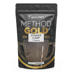PELLET MatchPRO METHOD GOLD POWER CARP 1,5mm 700g MatchPRO - 1