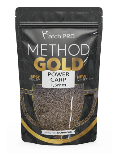 PELLET MatchPRO METHOD GOLD POWER CARP 1,5mm 700g MatchPRO - 1