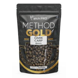 PELLET MatchPRO METHOD GOLD DARK CARP 8mm 700g MatchPRO - 1