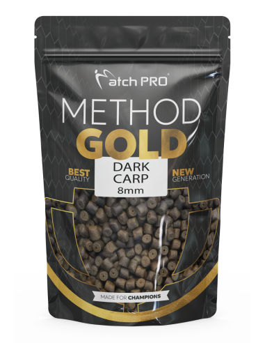PELLET MatchPRO METHOD GOLD DARK CARP 8mm 700g MatchPRO - 1
