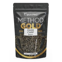 PELLET MatchPRO METHOD GOLD DARK CARP 6mm 700g MatchPRO - 1
