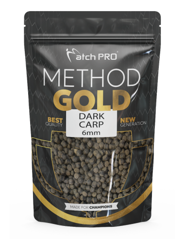 PELLET MatchPRO METHOD GOLD DARK CARP 6mm 700g MatchPRO - 1