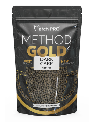 PELLET MatchPRO METHOD GOLD DARK CARP 4mm 700g MatchPRO - 1