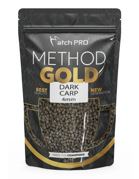 PELLET MatchPRO METHOD GOLD DARK CARP 4mm 700g MatchPRO - 1