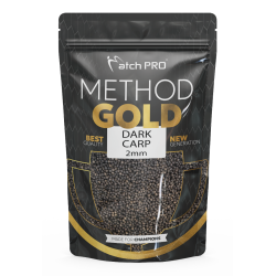 PELLET MatchPRO METHOD GOLD DARK CARP 2mm 700g MatchPRO - 1
