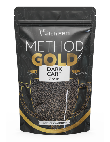 PELLET MatchPRO METHOD GOLD DARK CARP 2mm 700g MatchPRO - 1