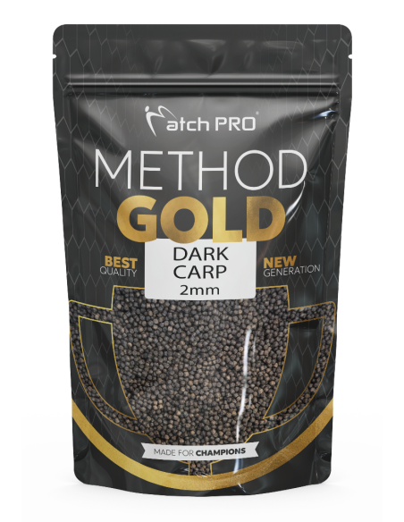 PELLET MatchPRO METHOD GOLD DARK CARP 2mm 700g MatchPRO - 1