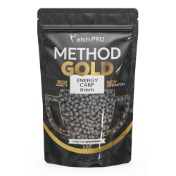 PELLET MatchPRO METHOD GOLD ENERGY CARP 6mm 700g MatchPRO - 1