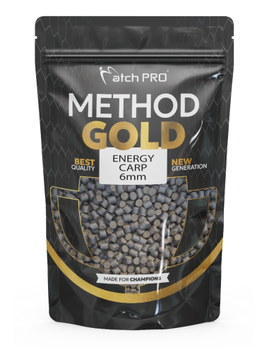 PELLET MatchPRO METHOD GOLD ENERGY CARP 6mm 700g MatchPRO - 1