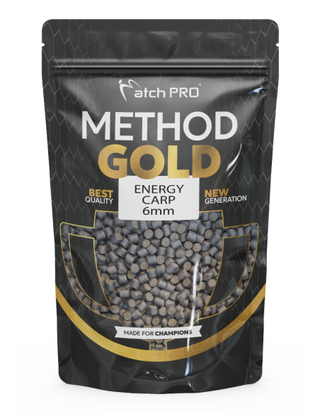 PELLET MatchPRO METHOD GOLD ENERGY CARP 6mm 700g MatchPRO - 1