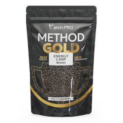 PELLET MatchPRO METHOD GOLD ENERGY CARP 4mm 700g MatchPRO - 1