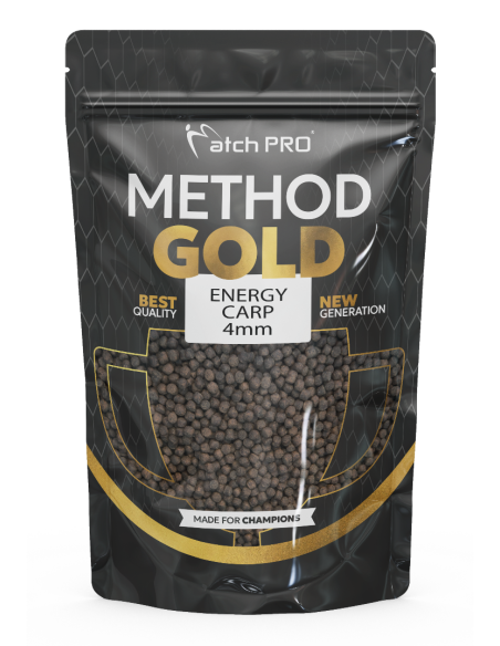 PELLET MatchPRO METHOD GOLD ENERGY CARP 4mm 700g MatchPRO - 1