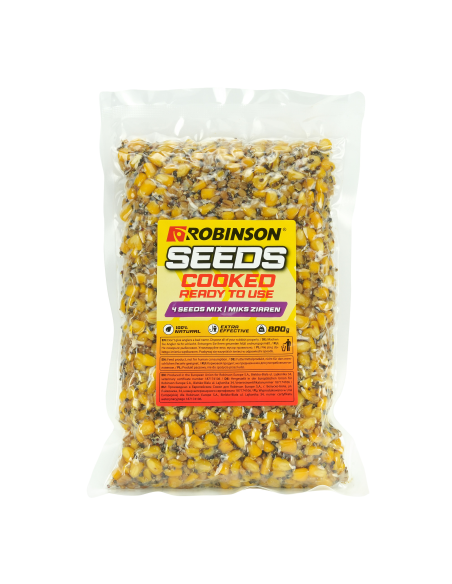 Mix 4 Rodzajów Gotowane Ziarno Robinson 800g ROBINSON - 1