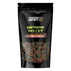 Feeder Bait Pellet 4mm - Tutti Frutti - Green & Black & Red FEEDER BAIT - 1