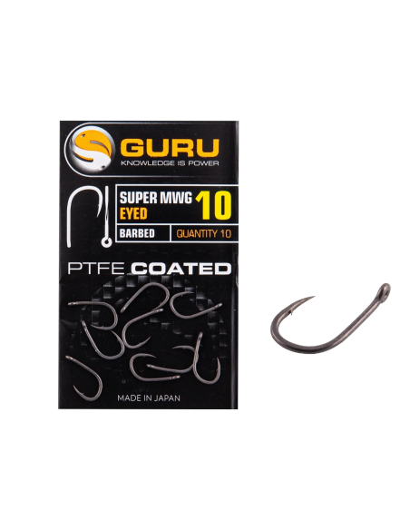 Haczyki Guru - Super MWG – 8 Barbed/Eyed GURU - 1