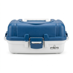 SKRZYNKA WĘDKARSKA NA AKCESORIA 2 SZUFLADY ŚREDNIA 36X20X18,5  - 1 2