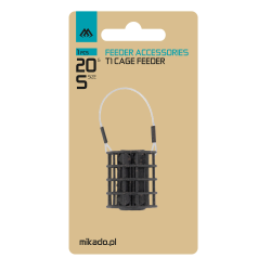KOSZYCZEK ZANĘTOWY MIKADO  - T1 CAGE FEEDER - rozm. S -30g MIKADO - 1 2