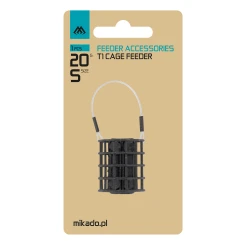 KOSZYCZEK ZANĘTOWY MIKADO  - T1 CAGE FEEDER - rozm. S -30g MIKADO - 1 2