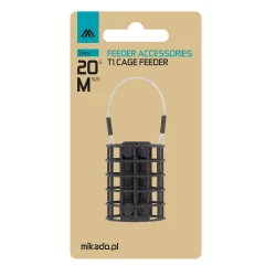 KOSZYCZEK ZANĘTOWY MIKADO  - T1 CAGE FEEDER - rozm. M -20g MIKADO - 1 2