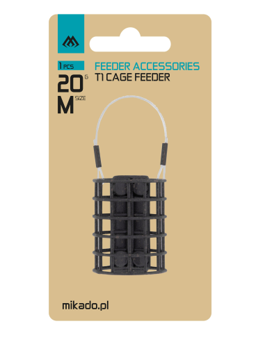 KOSZYCZEK ZANĘTOWY MIKADO  - T1 CAGE FEEDER - rozm. M -20g MIKADO - 2
