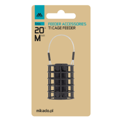 KOSZYCZEK ZANĘTOWY MIKADO - T1 CAGE FEEDER - rozm. M -40g MIKADO - 1 2