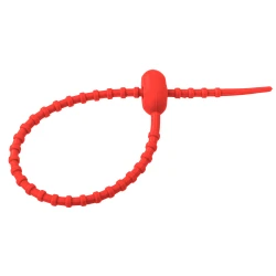 OPASKA CZERWONA ZACISKOWA SILIKONOWA NA WĘDKI 21.5cm MIKADO - 1 2