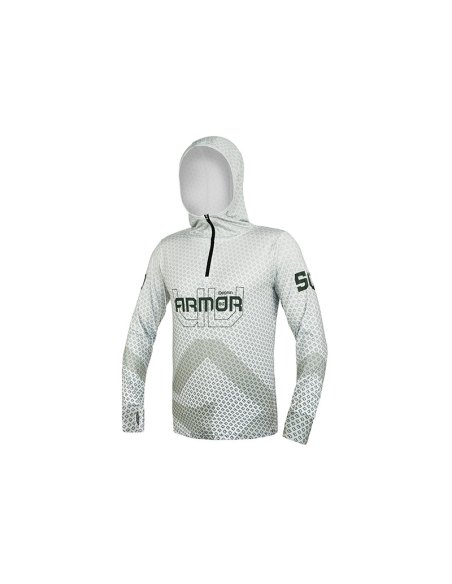 Bluza z kapturem Delphin UV Armor 50+ Olive rozm - M DELPHIN - 1