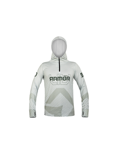 Bluza z kapturem Delphin UV Armor 50+ Olive rozm - XL DELPHIN - 2