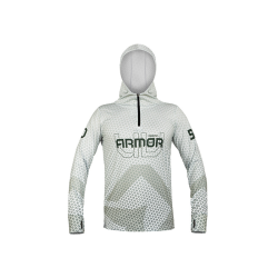 Bluza z kapturem Delphin UV Armor 50+ Olive rozm - XXL DELPHIN - 1 2