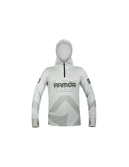Bluza z kapturem Delphin UV Armor 50+ Olive rozm - XXL DELPHIN - 2