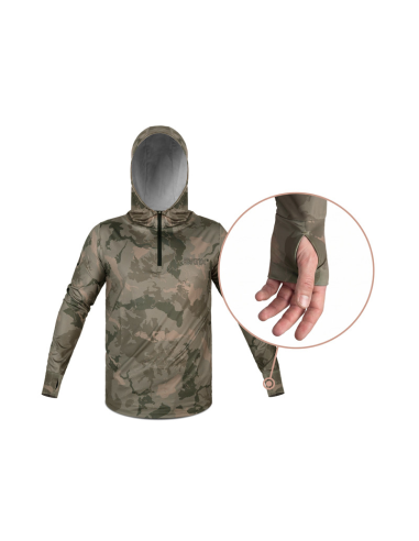 Bluza z kapturem Delphin UV Armor 50+ Banx L DELPHIN - 4