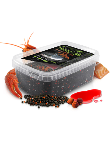 Pellet Box Delphin Reaxe Ready&Go Łosoś-Rak 400g DELPHIN - 1