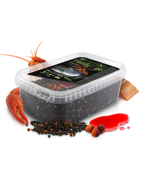 Pellet Box Delphin Reaxe Ready&Go Łosoś-Rak 400g DELPHIN - 1