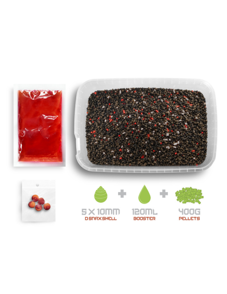 Pellet Box Delphin Reaxe Ready&Go Łosoś-Rak 400g DELPHIN - 3