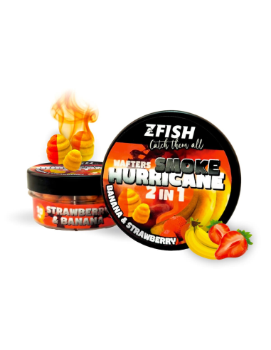 ZFISH WAFTERS SMUŻĄCY SMOKE HURRICANE 2in1 -  Strawberry-Banana ZFISH - 1
