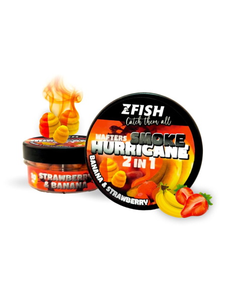 ZFISH WAFTERS SMUŻĄCY SMOKE HURRICANE 2in1 -  Strawberry-Banana ZFISH - 1