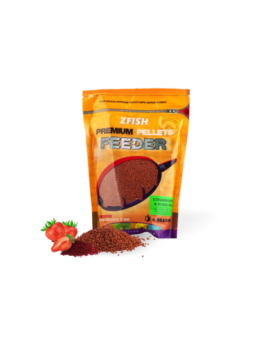 Zfish Micro Pellet 2mm Strawberry & Robin Red 700g ZFISH - 1