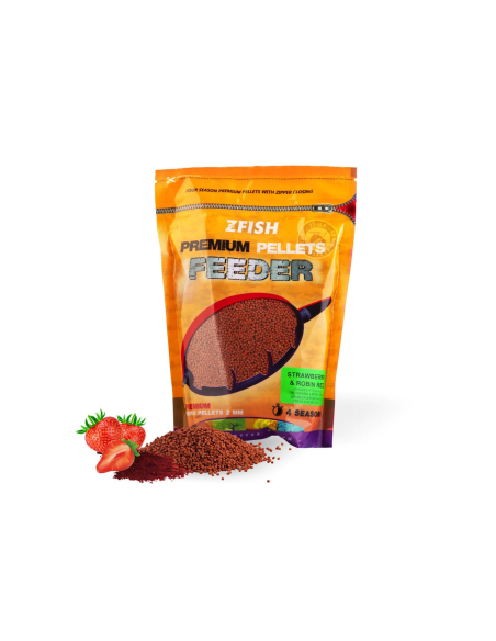 Zfish Micro Pellet 2mm Strawberry & Robin Red 700g ZFISH - 1