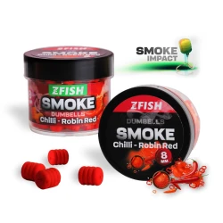 Zfish Smoke Dumbells POP-UP 8mm Chill-Robin red ZFISH - 1