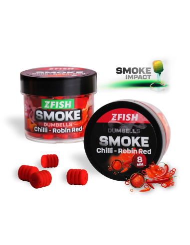Zfish Smoke Dumbells POP-UP 8mm Chill-Robin red ZFISH - 1