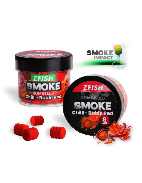 Zfish Smoke Dumbells POP-UP 8mm Chill-Robin red ZFISH - 1