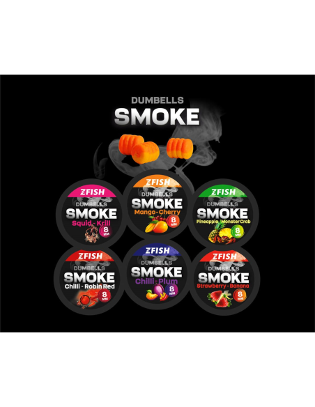 Zfish Smoke Dumbells POP-UP 8mm Chill-Robin red ZFISH - 3