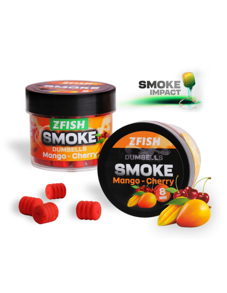 Zfish Smoke Dumbells POP-UP 8mm Mango-Cherry ZFISH - 1