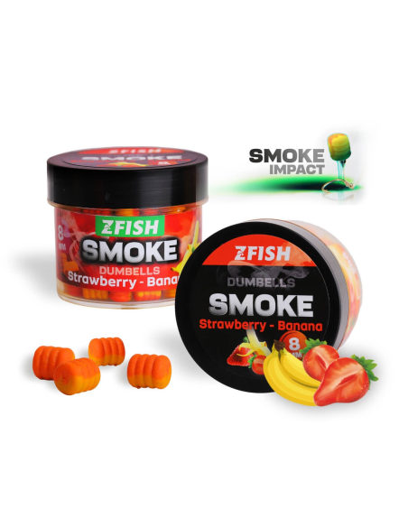 Zfish Smoke Dumbells POP-UP 8mm Strawberry Banana ZFISH - 1