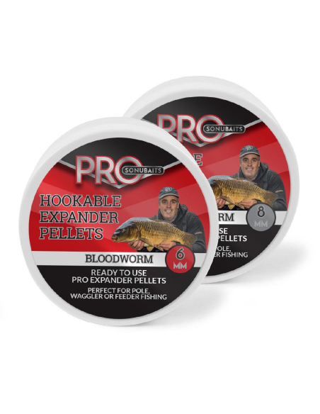 Pellet Sonubaits Pro Hook Expander 6mm Bloodworm SONUBAITS - 1