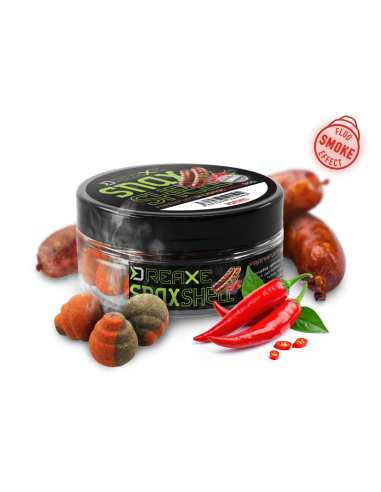 Przynęta Wfters Smoke D SNAX SHELL 10mm Frankfurterka - Chilli DELPHIN - 1