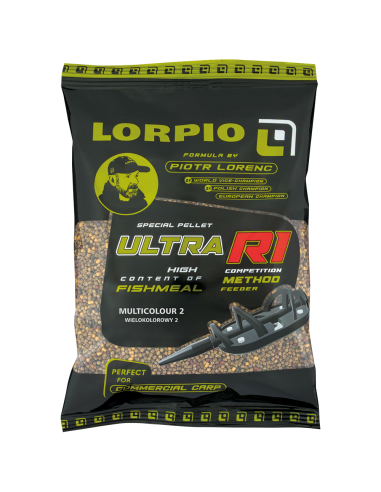 PELLET LORPIO ULTRA R1 MULTICOLOUR 2,00mm 700g Lorpio - 1