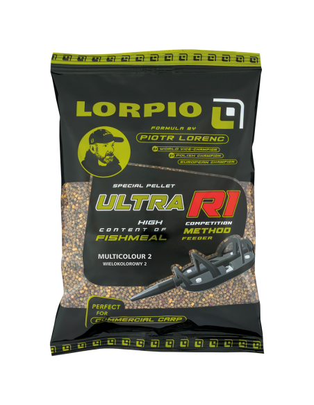 PELLET LORPIO ULTRA R1 MULTICOLOUR 2,00mm 700g Lorpio - 1